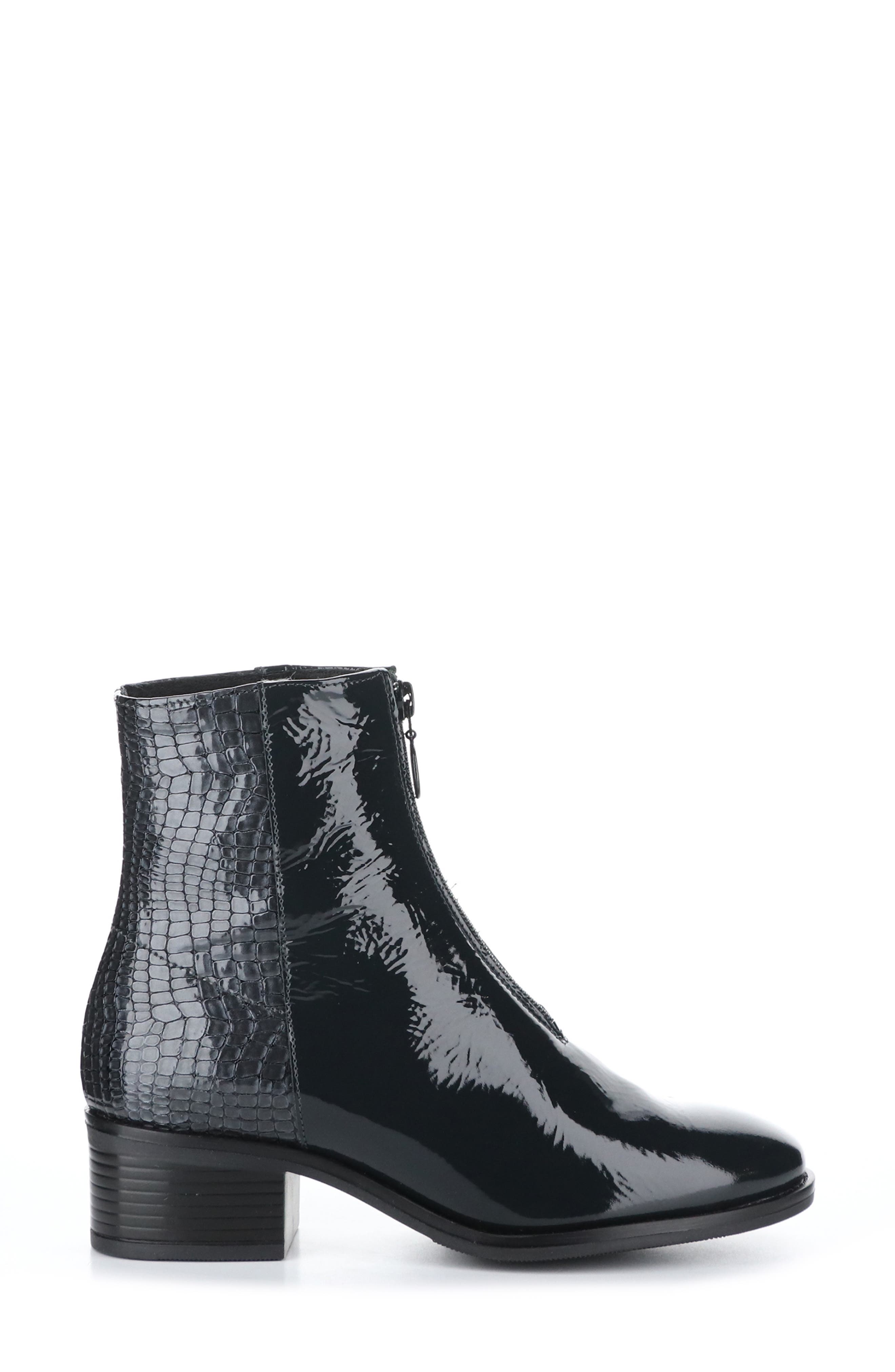 Jordon Bootie, Alternate, color, GREY PATENT LEATHER