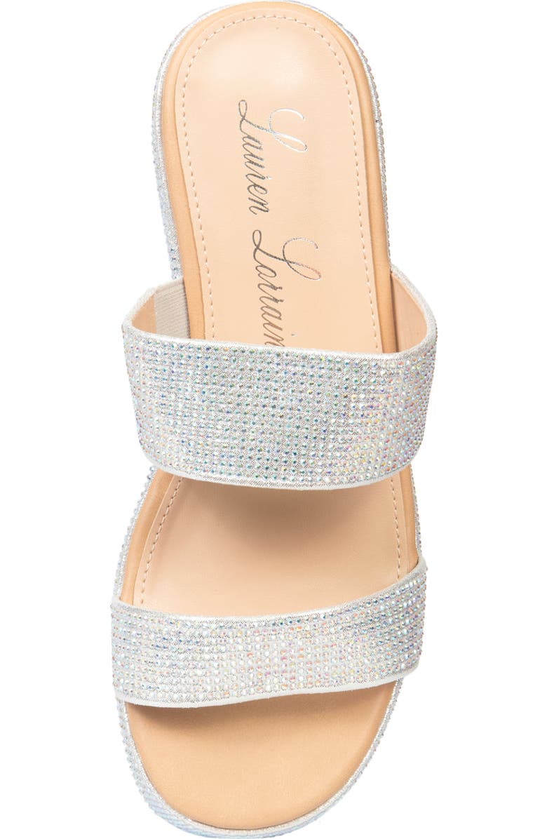 Lauren Lorraine Jazz Sandals, Alternate, color, Silver