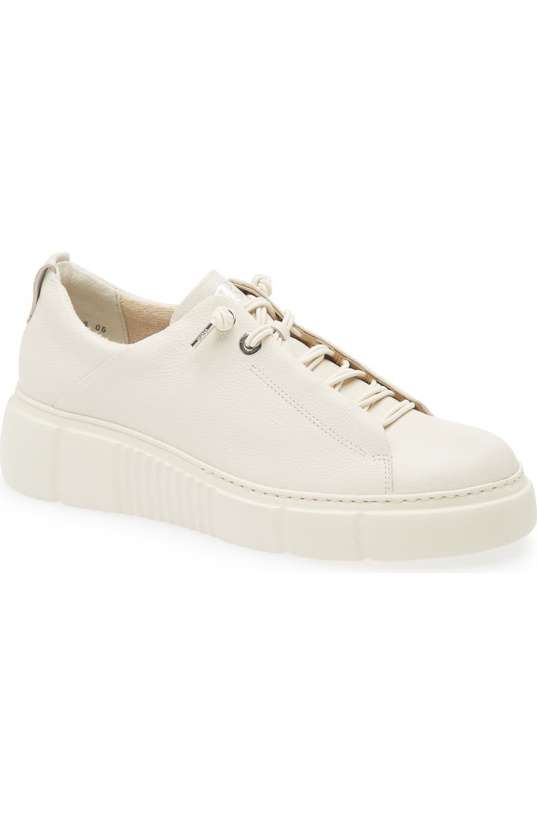 Paul Green Abbey Sneaker, Main, color, Ivory Leather