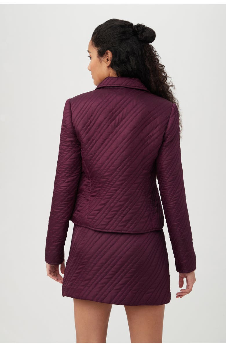 Trina Turk Vilet Quilted Collared Jacket, Alternate, color, 