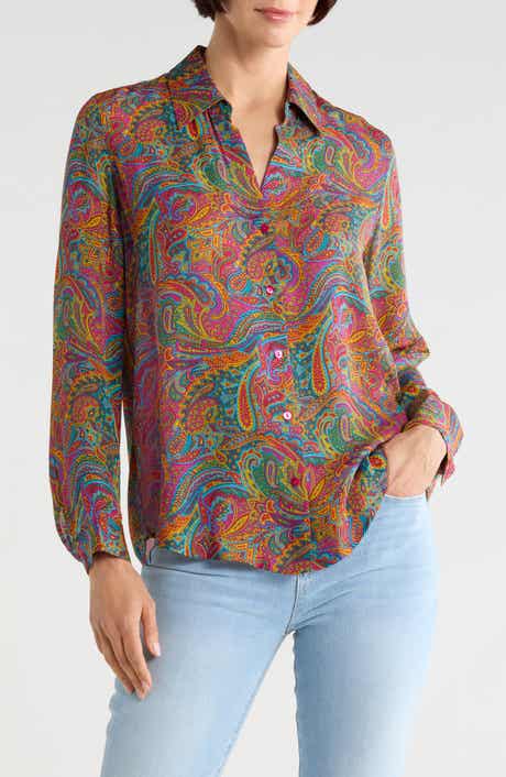 Nina Paisley Long Sleeve Shirt