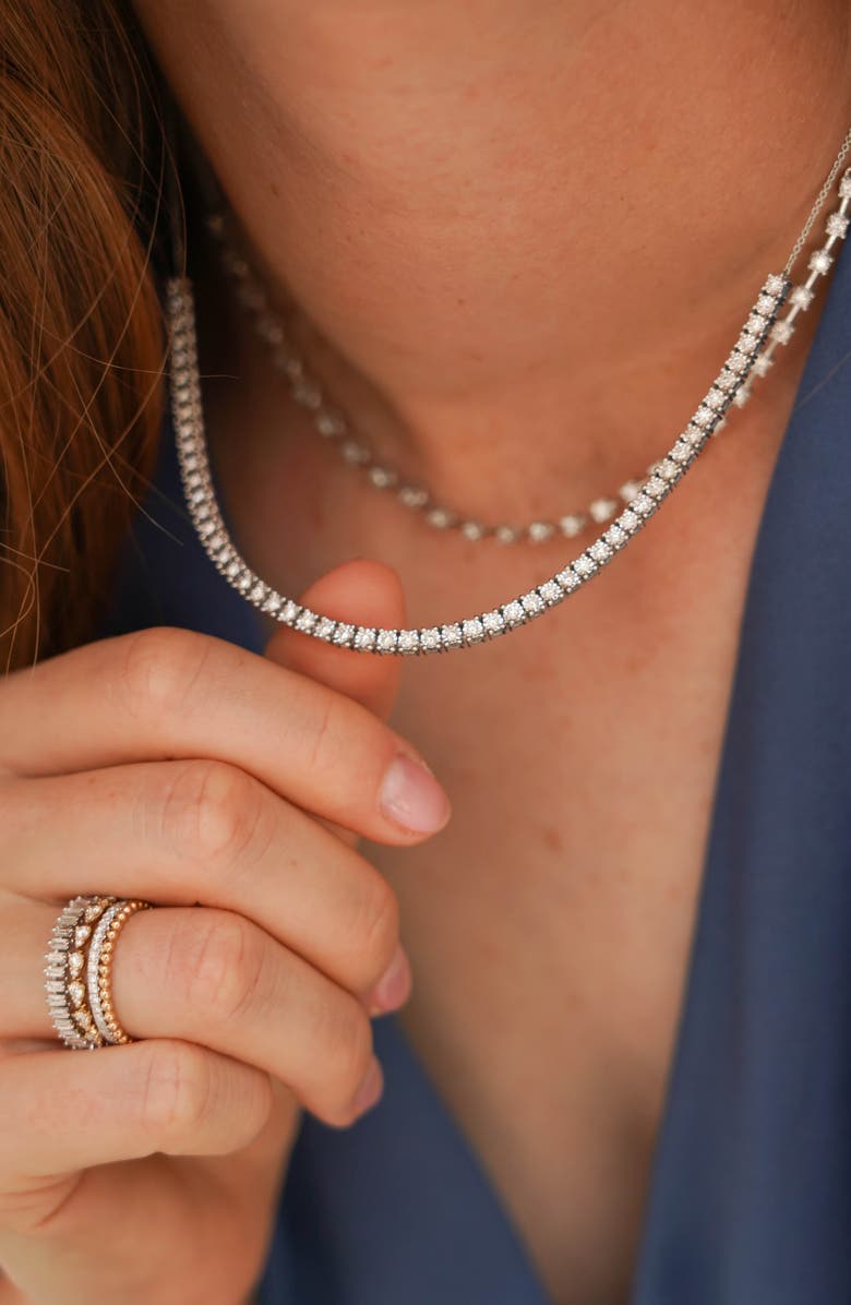 Dana Rebecca Designs Ava Bea Diamond Frontal Tennis Necklace, Alternate, color, 