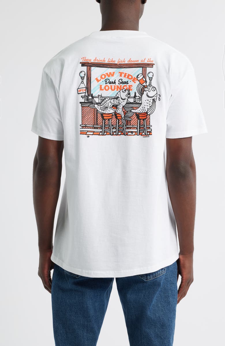 DARK SEAS Bar Stool Cotton Graphic T-Shirt, Alternate, color, 