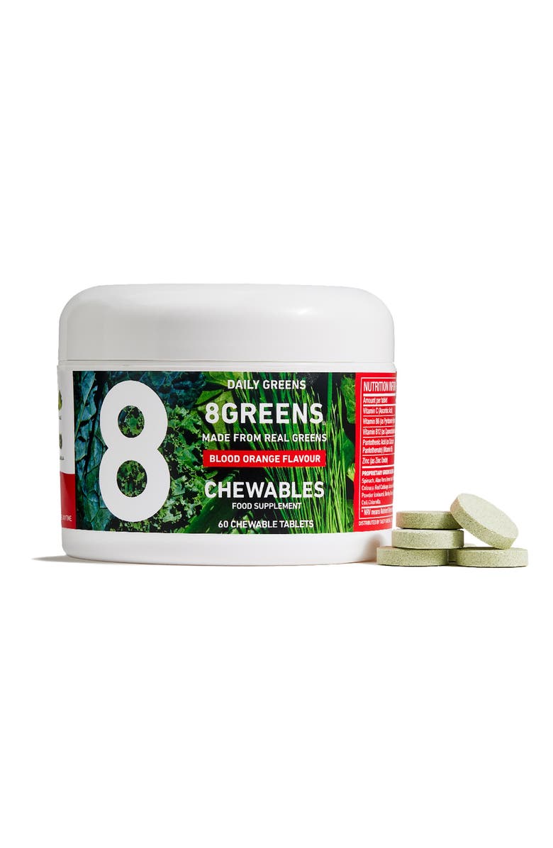 8Greens Blood Orange Chewable Dietary Supplement, Main, color,