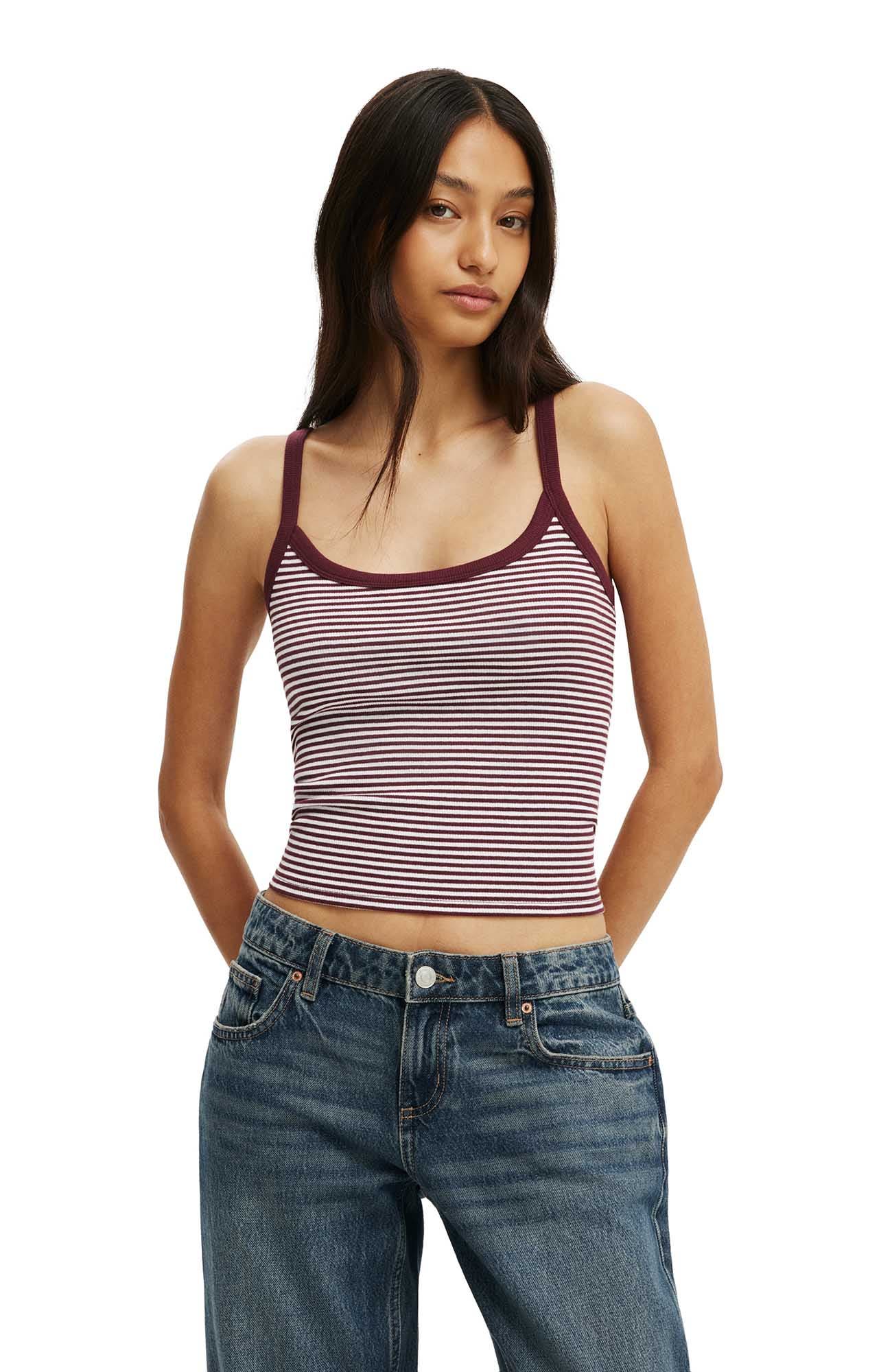 Brianna Stripe Sour Cherry