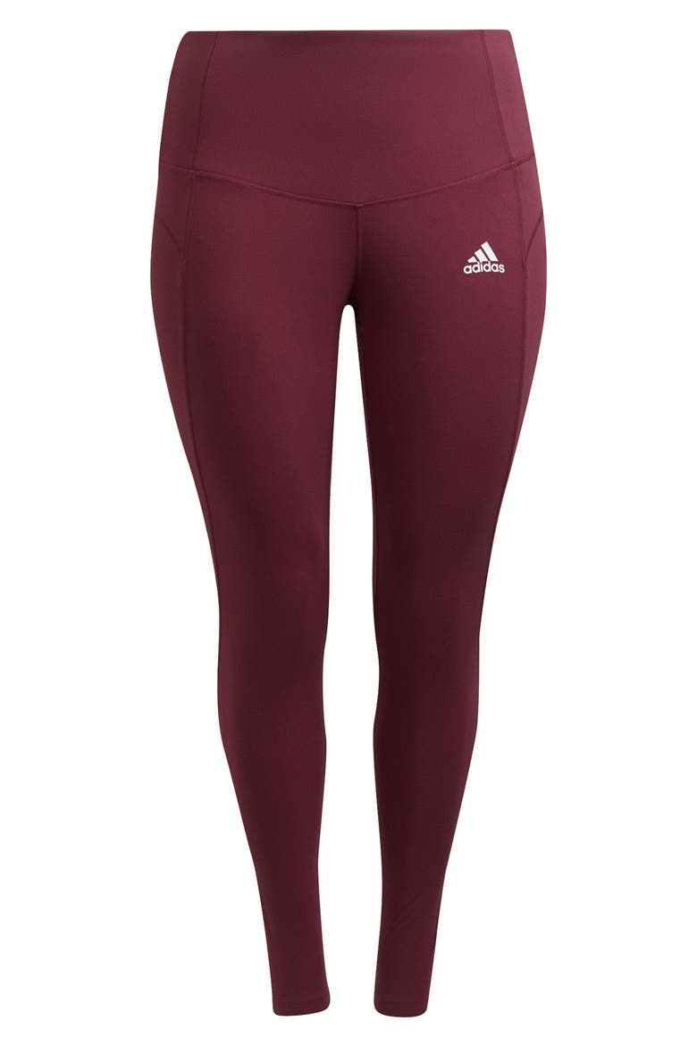 Feelbrilliant Designed 2 Move Tights, Alternate, color, VICTORY CRIMSON/WHITE