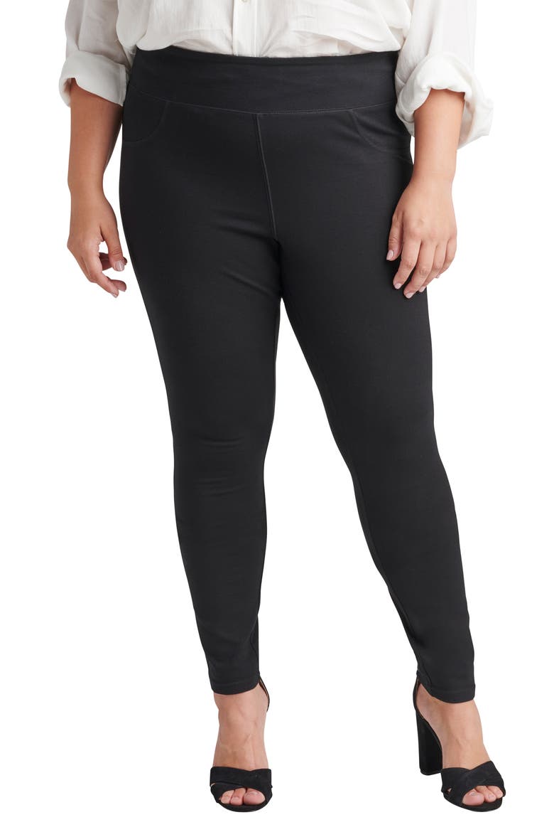 Jeans Ricki Ponte Skinny Pants, Main, color, BLACK
