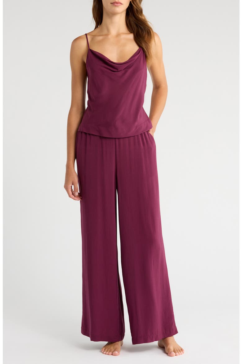 Sleek Pajamas, Main, color, CHERRY LACQUER