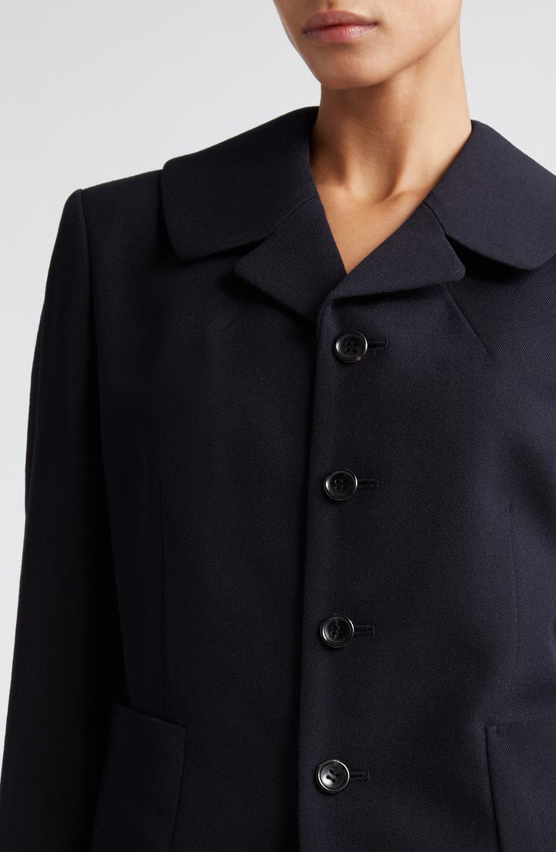 Comme des Garçons Comme des Garçons Wool Gabardine Jacket, Alternate, color,