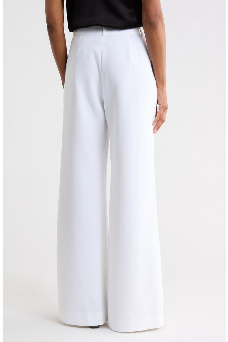 Gavin Wide Leg Pants, Alternate, color, WHITE