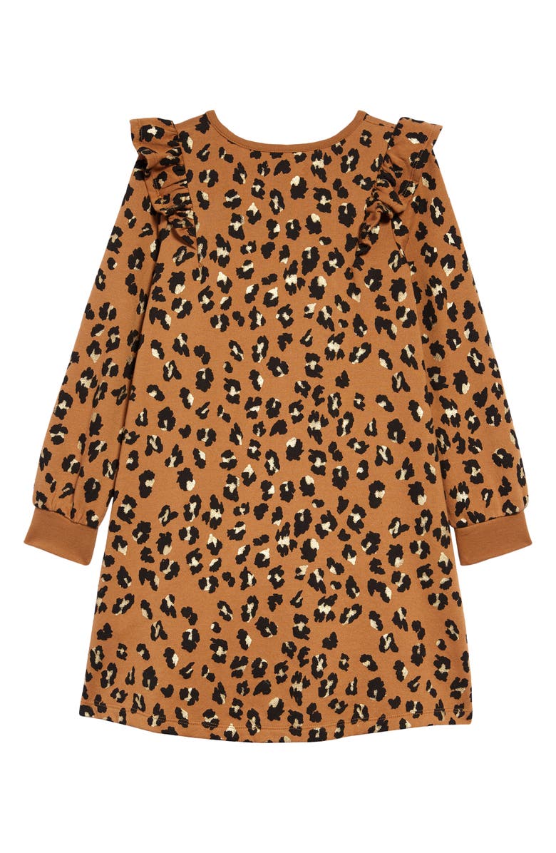 Tucker + Tate Kids' Ruffle Fleece Dress, Alternate, color,