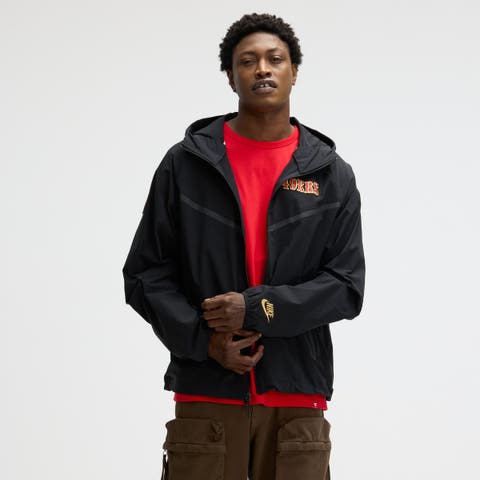 Men's Nike  Black San Francisco 49ers Rivalries Collection Tech Raglan Full-Zip Jacket