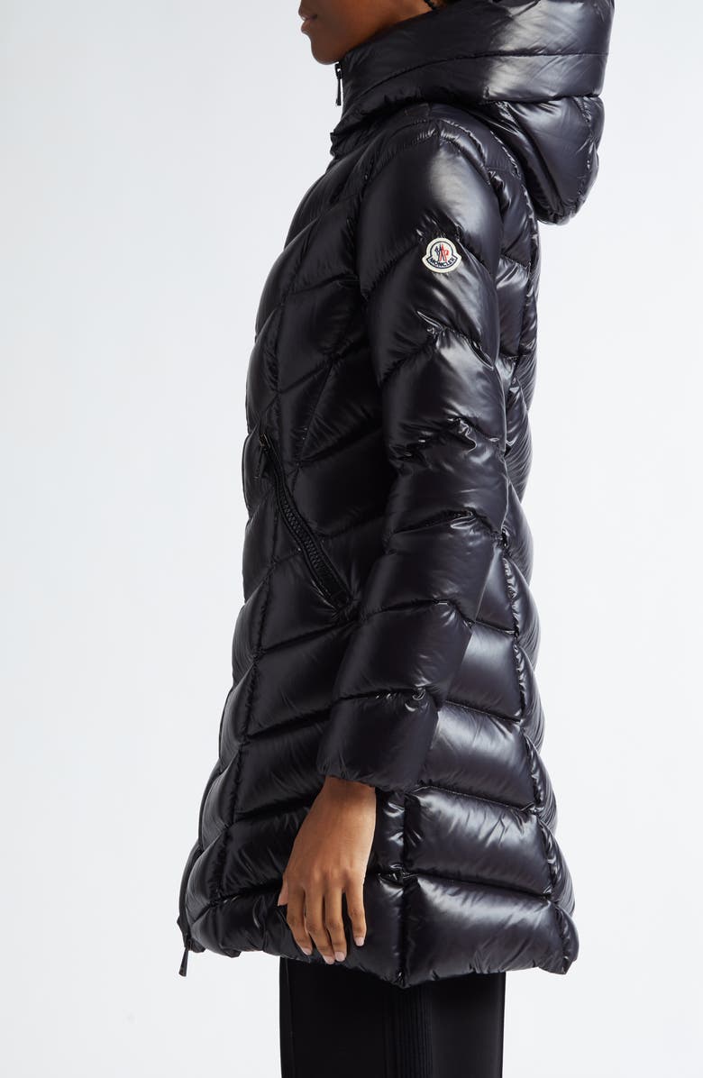 Moncler Marus Hooded Down Puffer Jacket, Alternate, color, Black