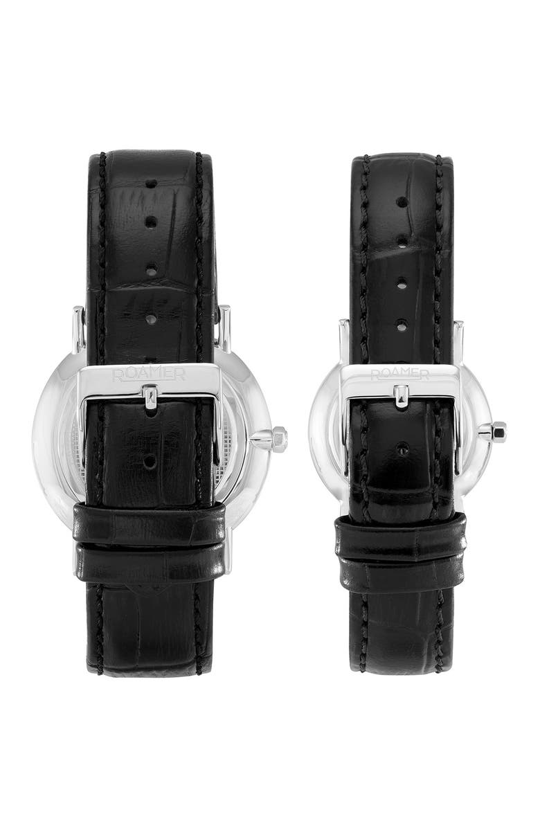 ROAMER Limelight His & Hers 2-Hand Date Watch Set, Alternate, color,