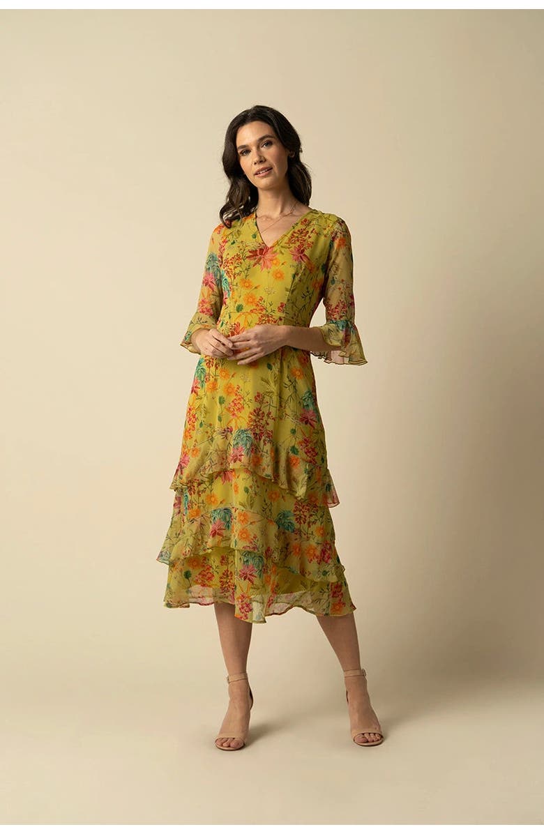 RAISHMA Alicia Green Dress, Alternate, color, Green