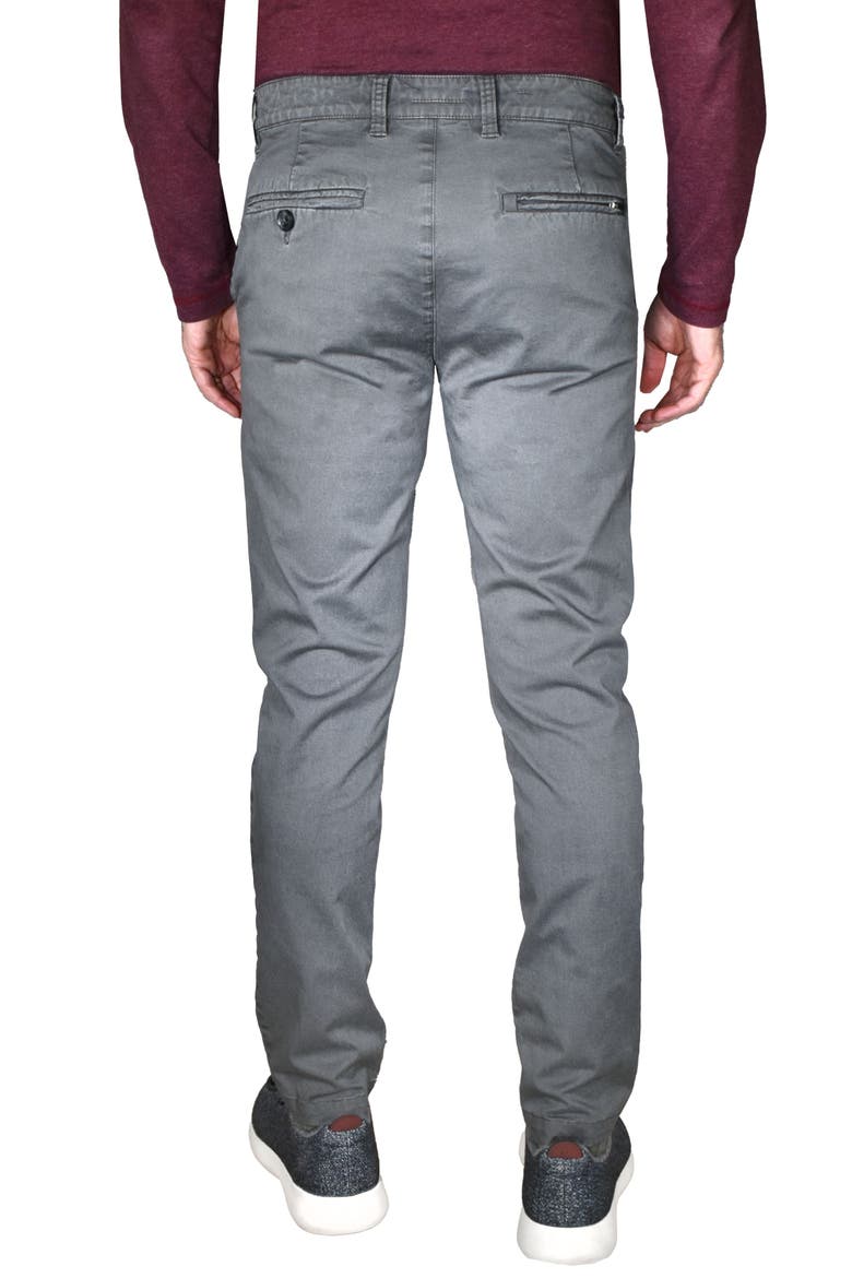 Comfort Stretch Flat Front Pants, Alternate, color, SMOKEY GREY