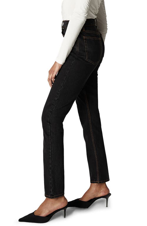 Unpublished Sloane Midnight Rider High Waist Cigarette Jeans In Black