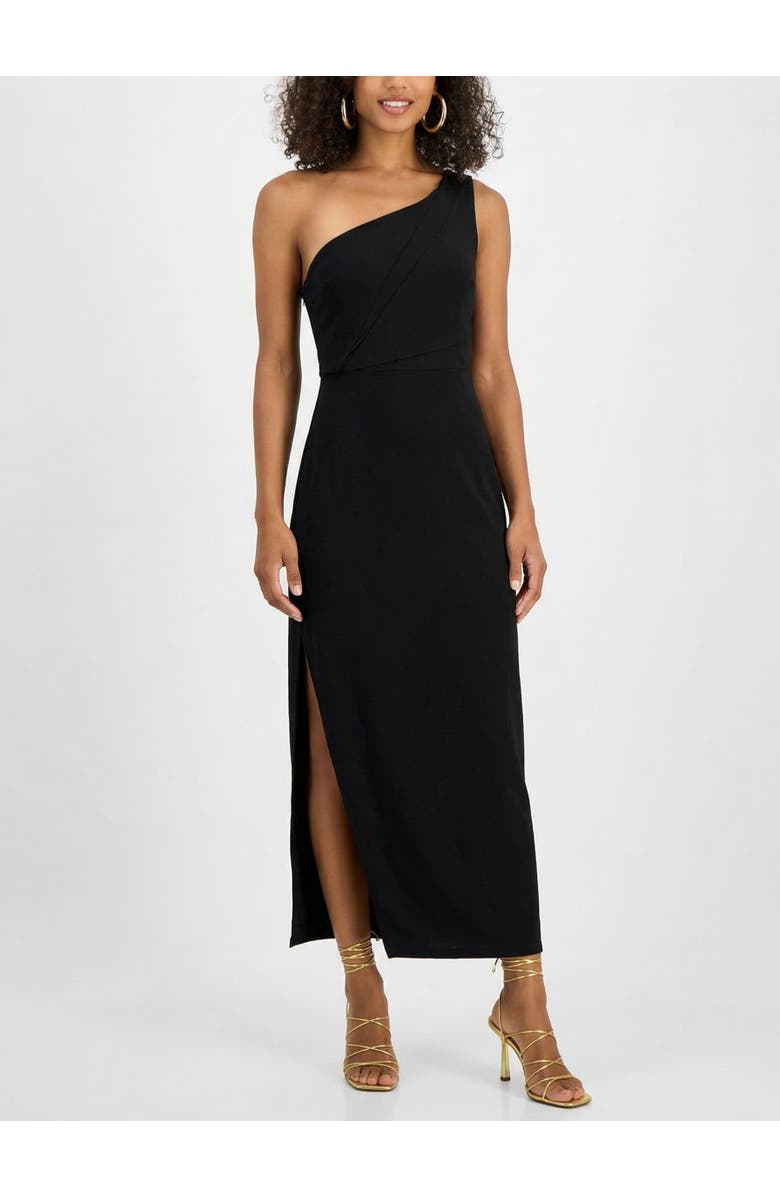 RACHEL Rachel Roy Veanne One Shoulder Maxi Dress, Main, color, Black