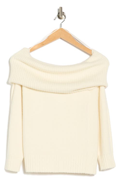 Abound Off The Shoulder Sweater In White