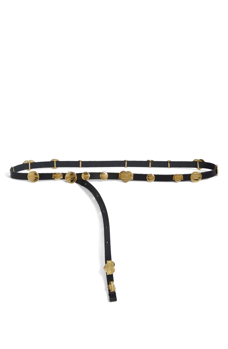 Sacai Carhartt WIP Leather Concho Belt, Main, color, 