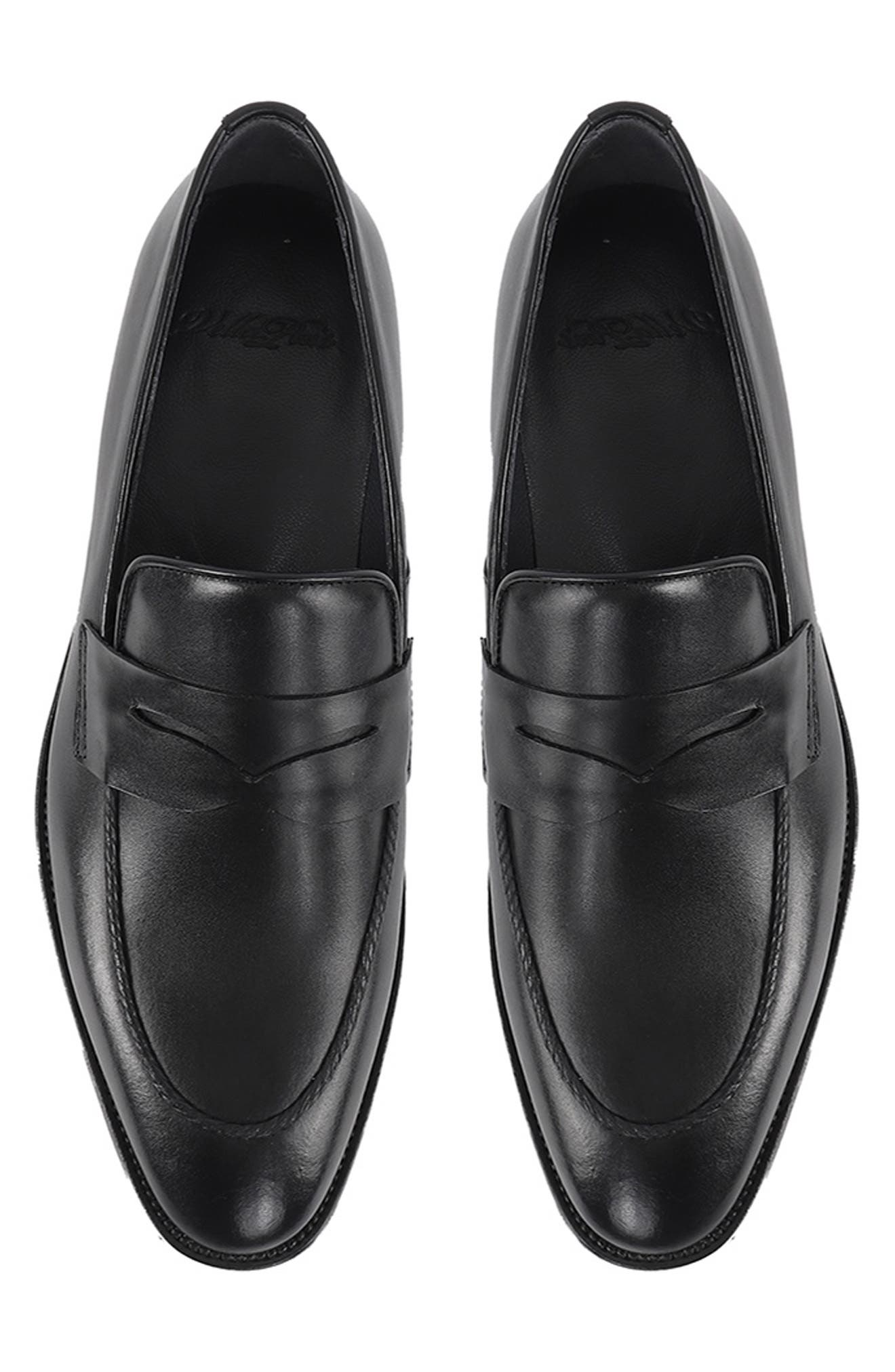 VELLAPAIS Bentonni Penny Loafer, Alternate, color, Black