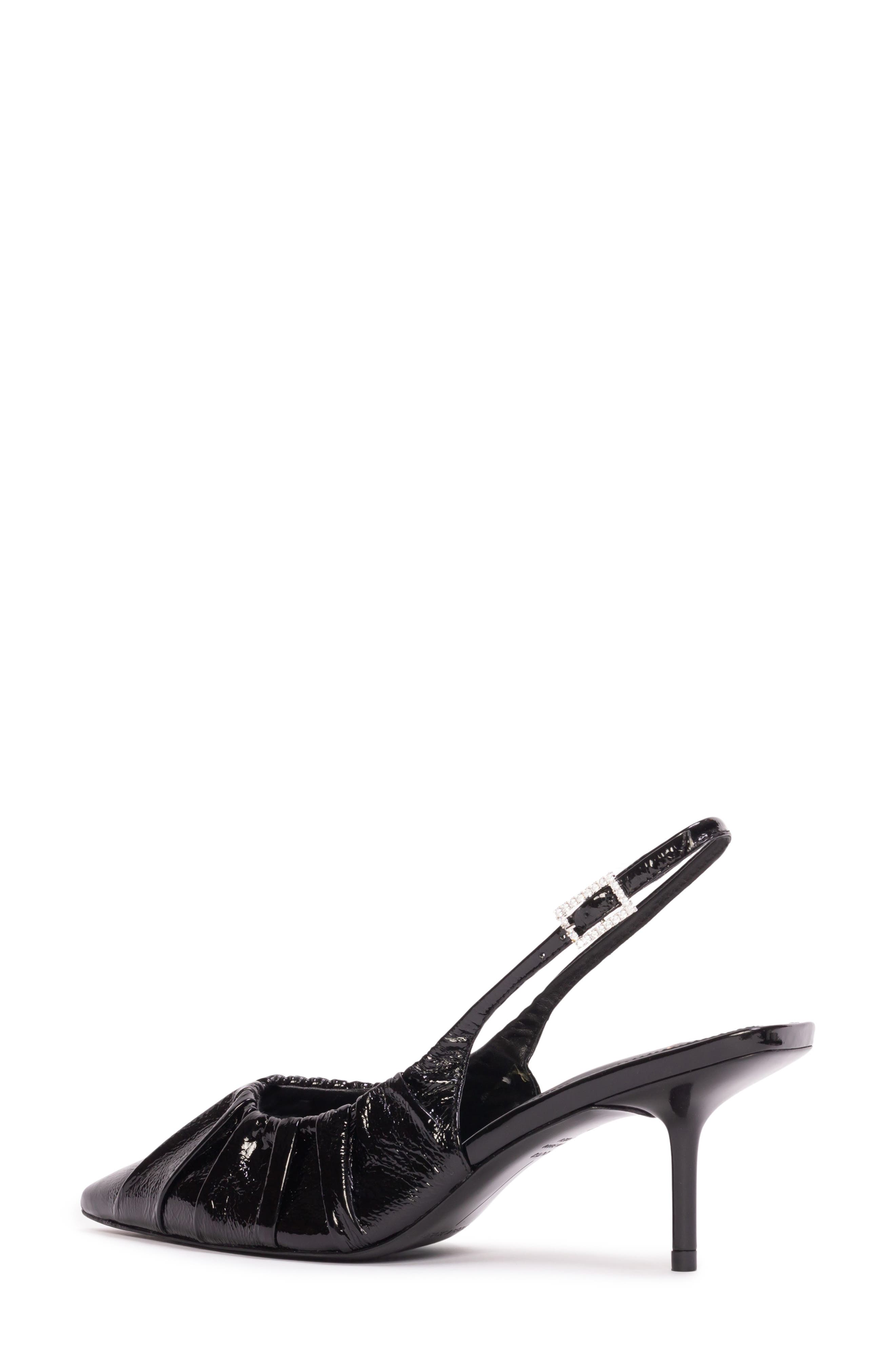 BLACK SUEDE STUDIO Piaz Slingback Pointed Toe Pump, Alternate, color, 