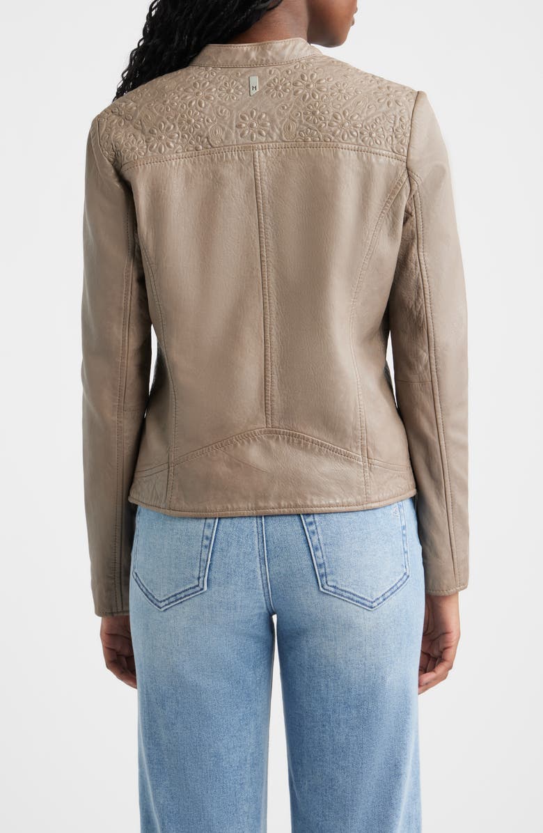 MAURITIUS Lily Leather Jacket, Alternate, color, 