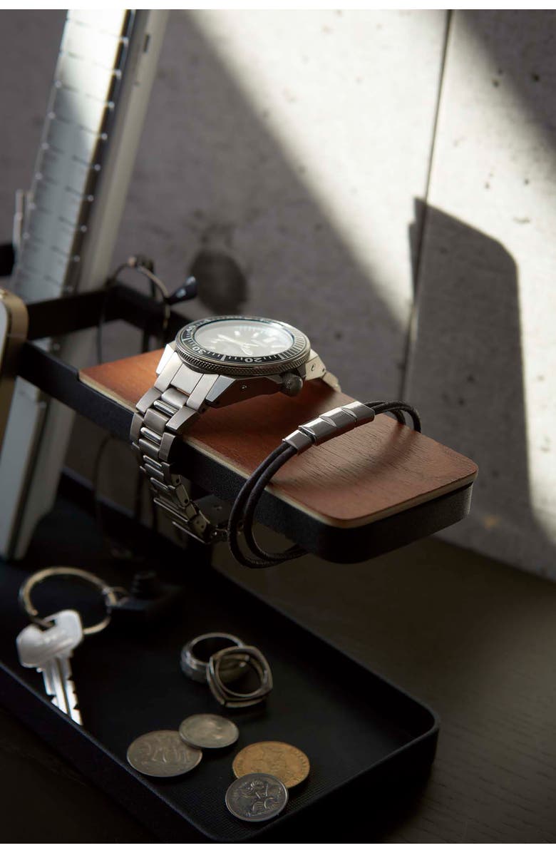 Yamazaki Desk Organizer, Alternate, color, Black