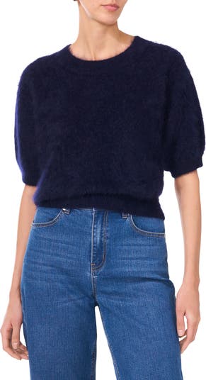 1.STATE Eyelash Knit Short Sleeve Sweater Nordstrom