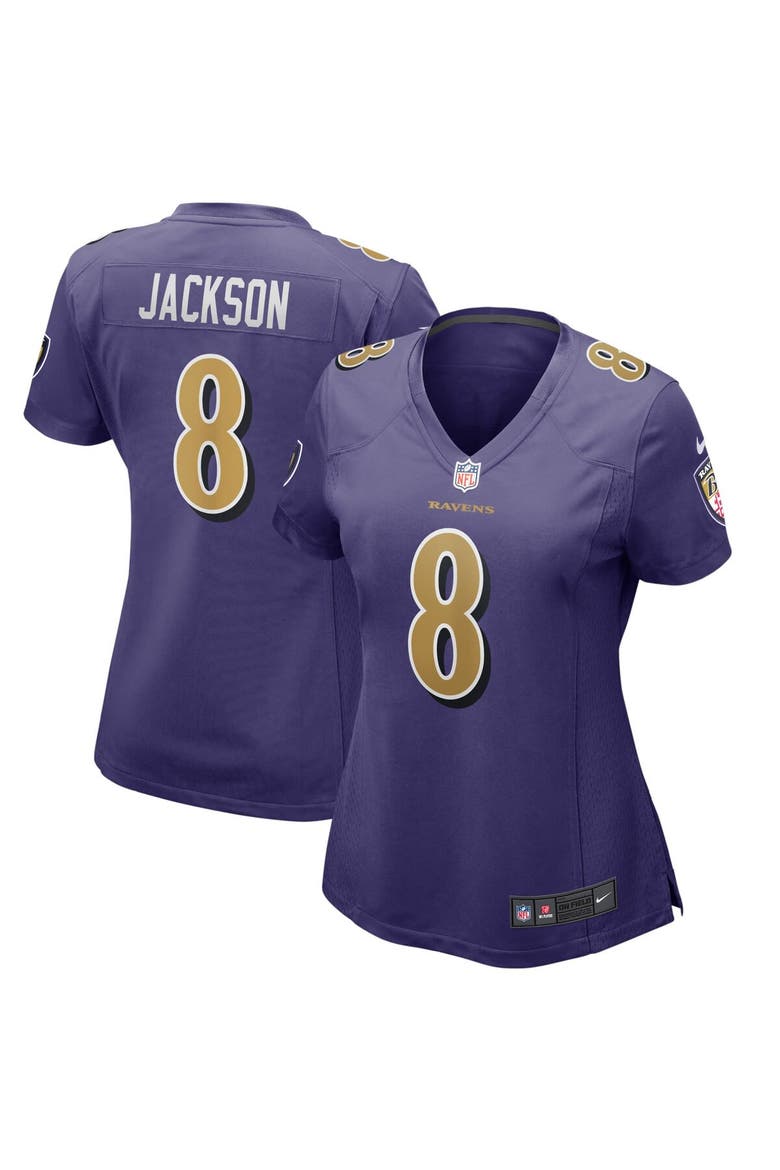 Women's Nike Lamar Jackson Purple Baltimore Ravens Alternate Game Player Jersey, Main, color, Purple