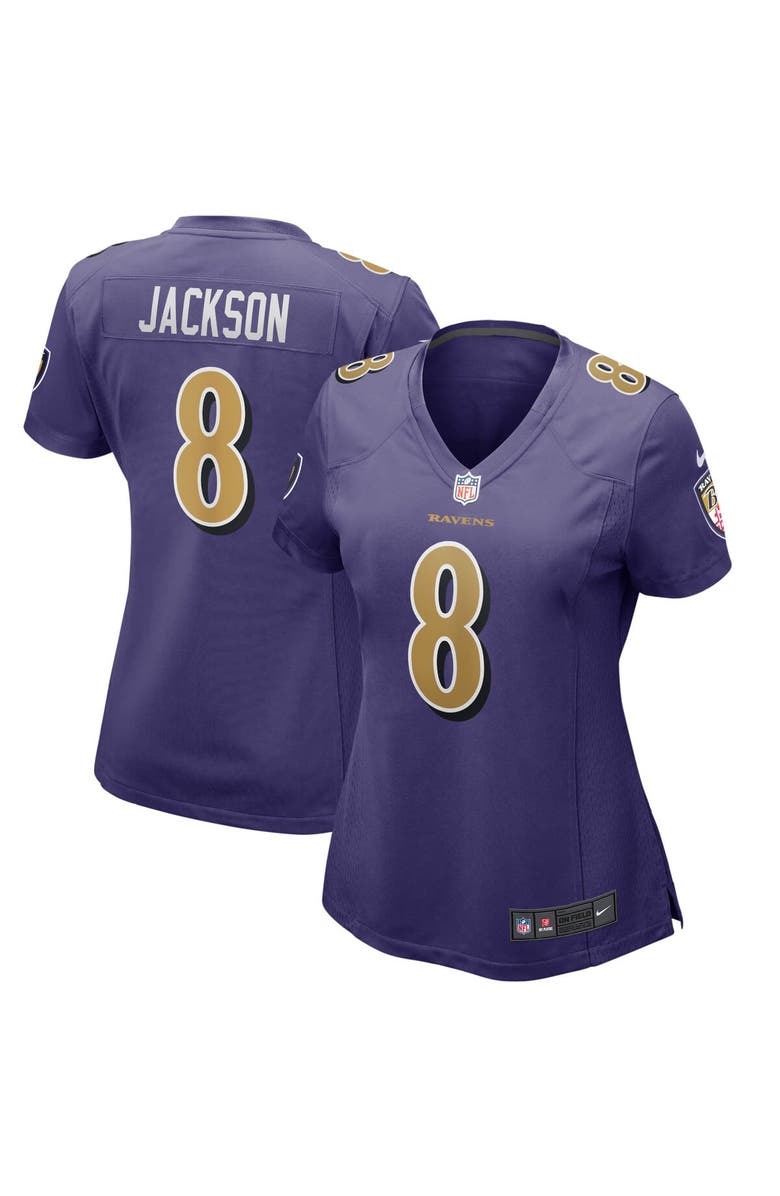 Nike Women's Nike Lamar Jackson Purple Baltimore Ravens Alternate Game Player Jersey, Main, color, Purple