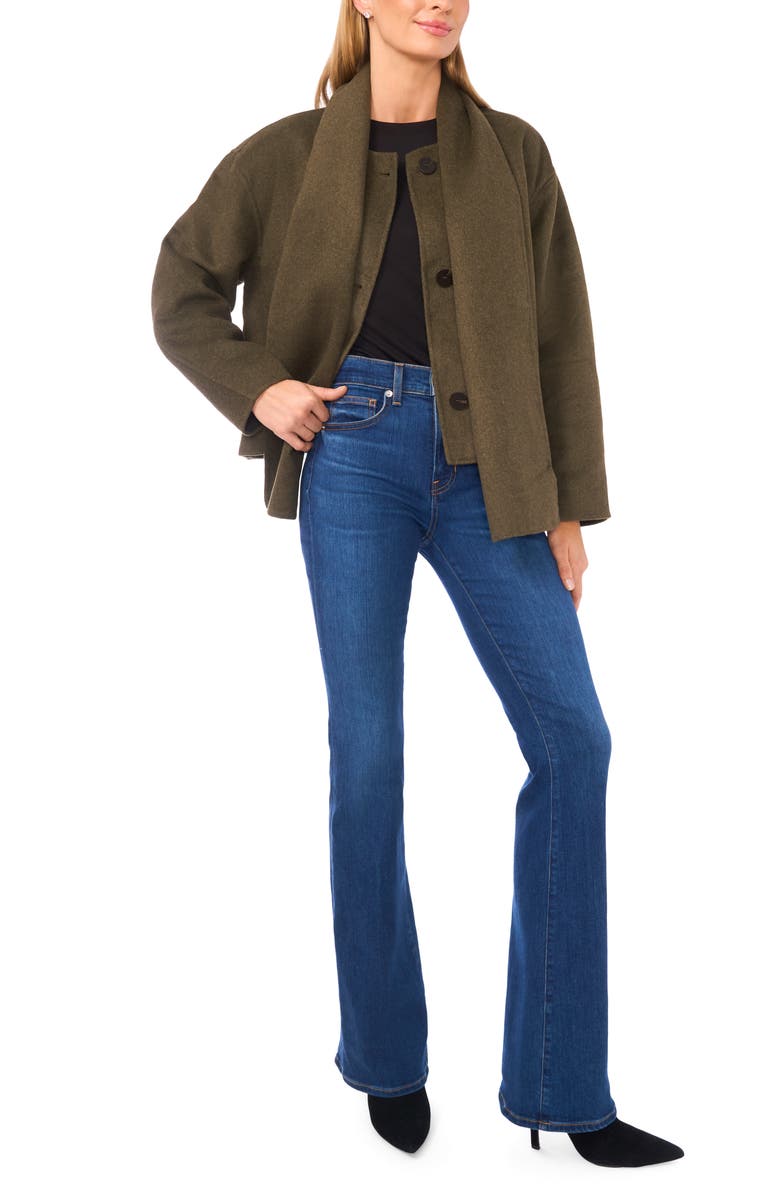 Halogen<sup>®</sup> Scarf Jacket, Alternate, color, Luxe Olive