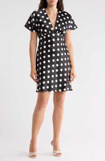 Polka Dot V-Neck Dress