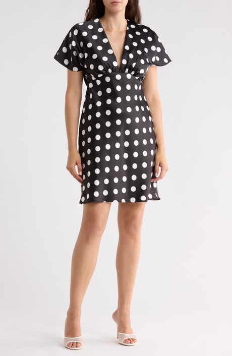 Polka Dot V-Neck Dress