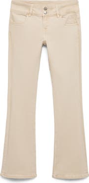 MANGO TEEN Low Rise Flare Jeans