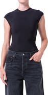 AGOLDE Agata Cap Sleeve Bodysuit