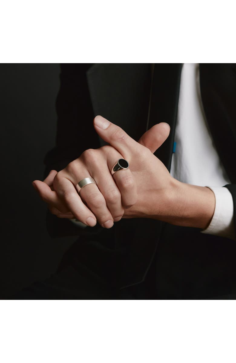 LOUPN Black Onyx Signet Ring, Alternate, color, Black