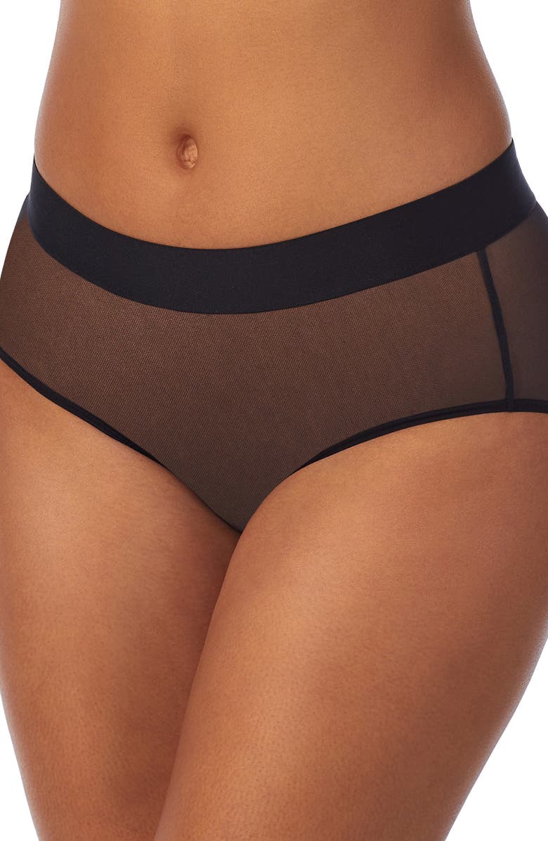 DKNY Sheer Mesh Briefs, Main, color,