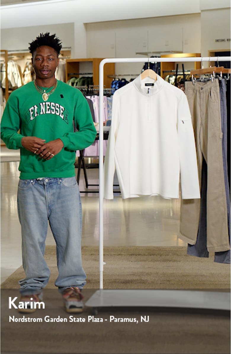 Soft Touch Quarter Zip Pullover, sales video thumbnail