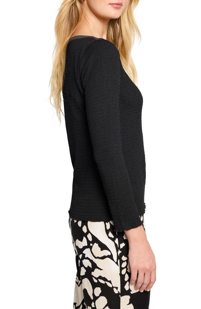 NIC+ZOE Bubble Knit Long Sleeve Top, Alternate, color,