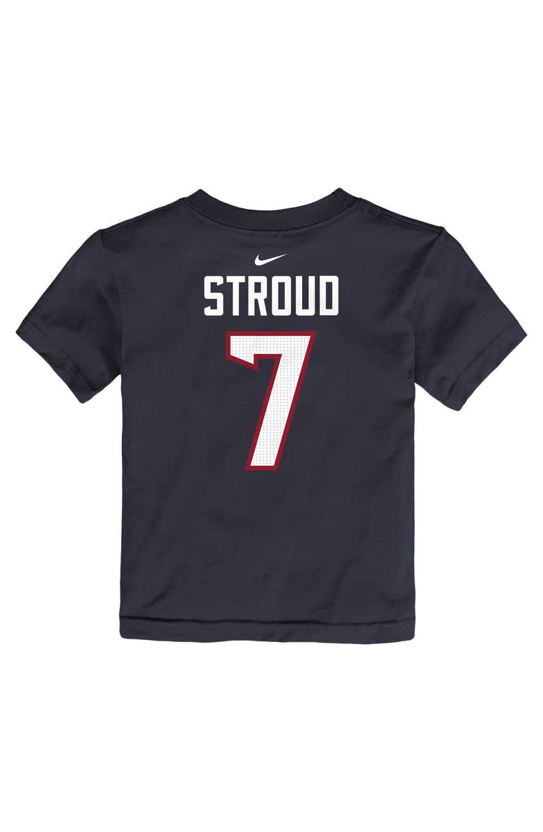 Nike Toddler Nike C.J. Stroud Navy Houston Texans Player Name & Number T-Shirt, Alternate, color, Navy