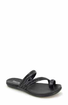 Reaction Kenneth Cole Gia Crystal Strap Slide Sandal