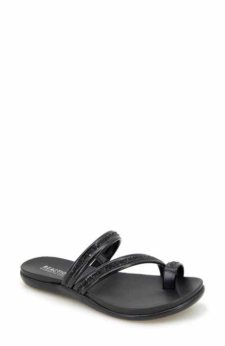 Gia Crystal Strap Slide Sandal