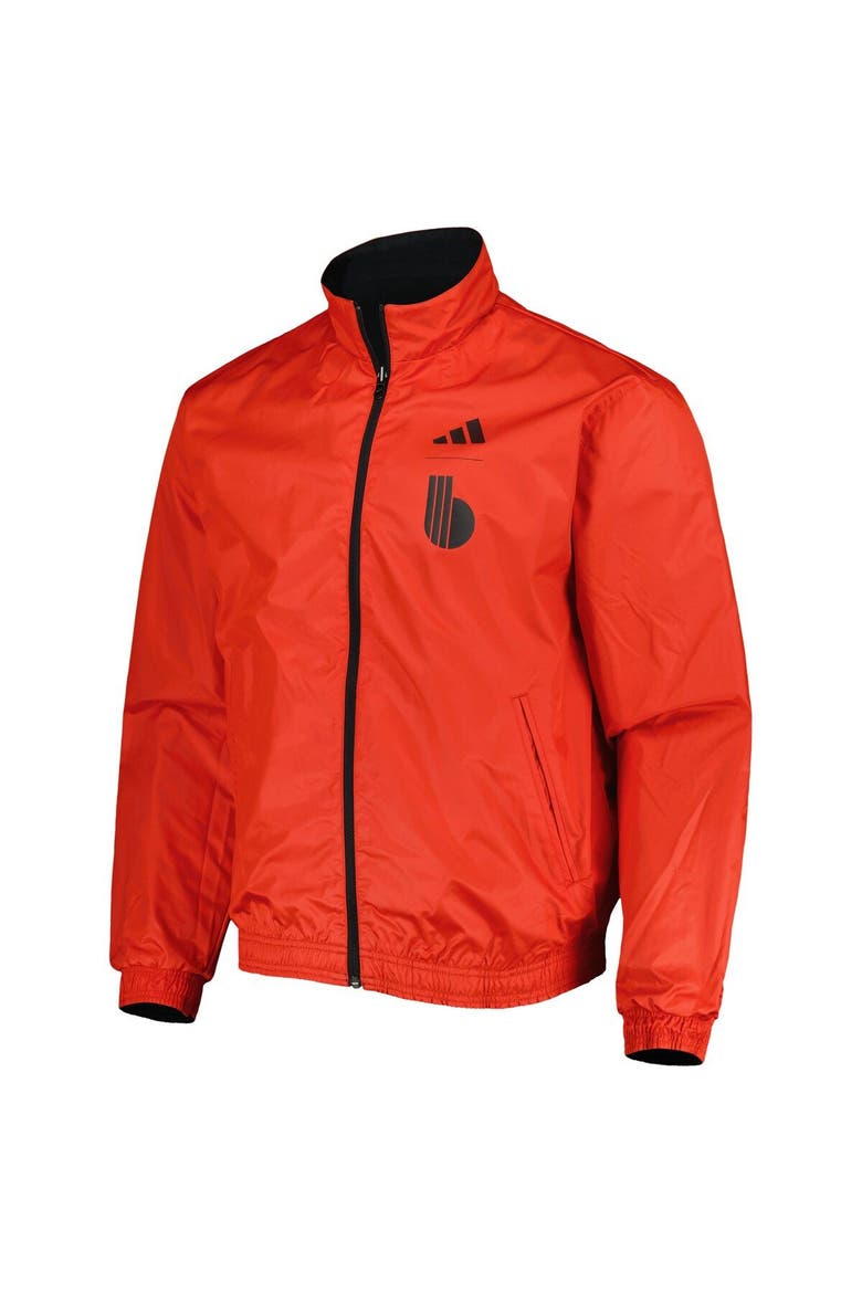 Men's adidas Red/Black Belgium National Team AEROREADY Reversible Anthem Reversible Full-Zip Jacket, Alternate, color, Red
