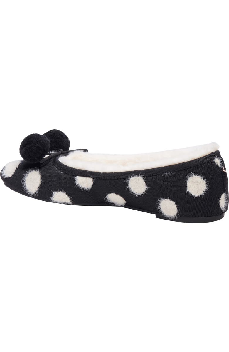 Kate Spade New York harley pompom slippers, Alternate, color,