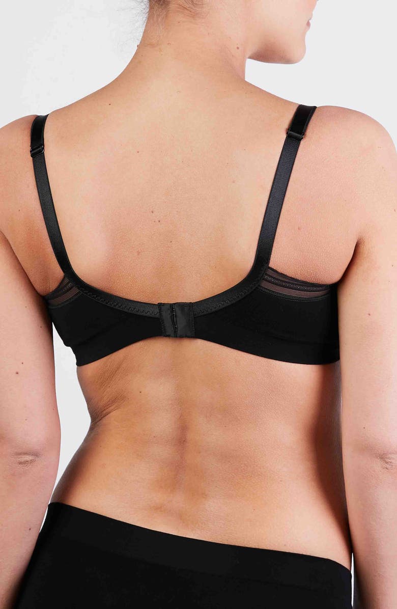 Cache Coeur Milk Maternity and nursing seamless bra, Alternate, color, Black