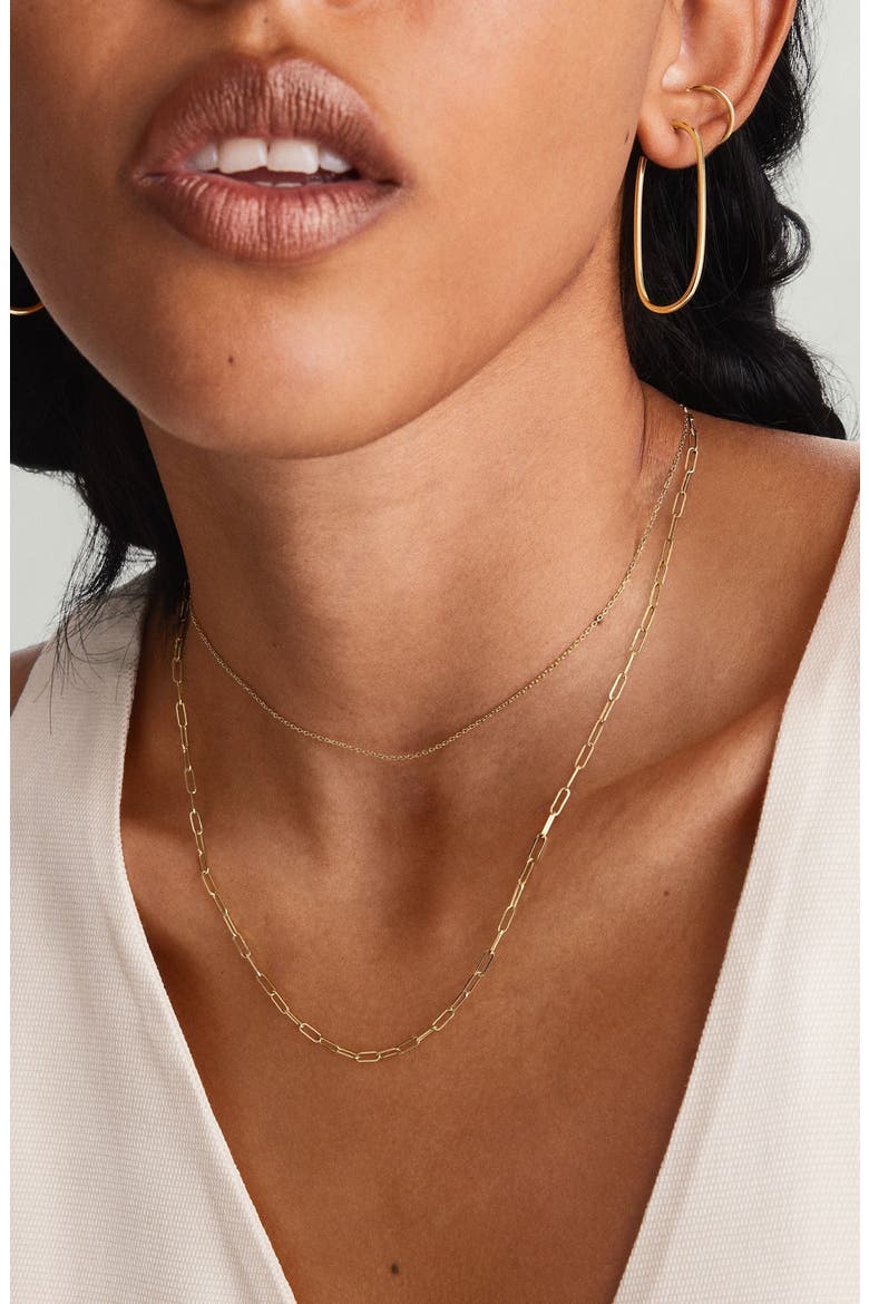 Boyfriend Bold Chain Necklace, Alternate, color, 14k Yellow Gold