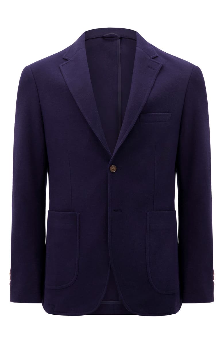 Unstructured Comfort Knit Cotton Blend Sport Coat