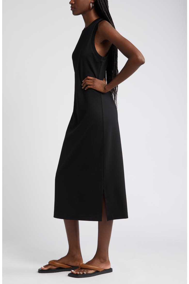 Knit Tank Dress, Alternate, color, BLACK