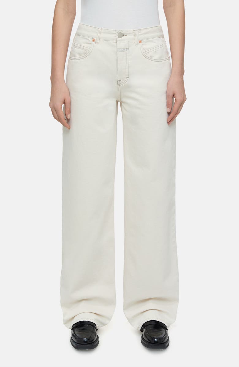 Closed Nikka Wide Leg Jeans, Main, color, Ivory